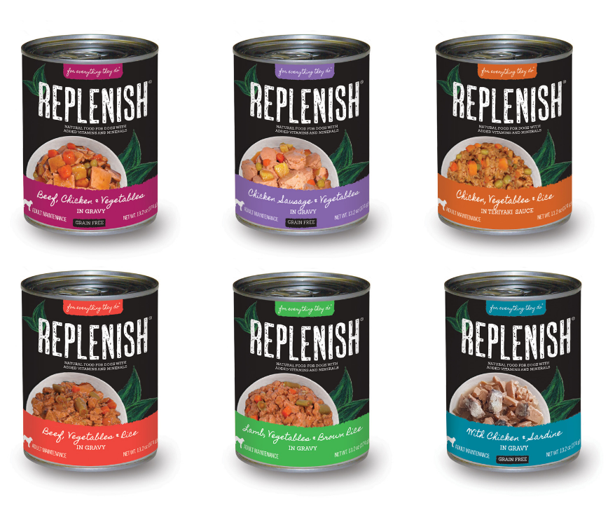 Replenish Dog Cans 120118