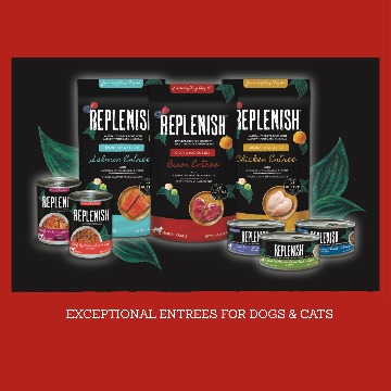 Replenish Pet / Maximum Bully logo