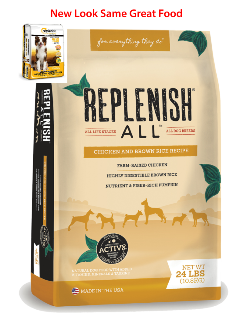 Replenish ALL Chicken & Brown Rice Dog Food Replenish Pet